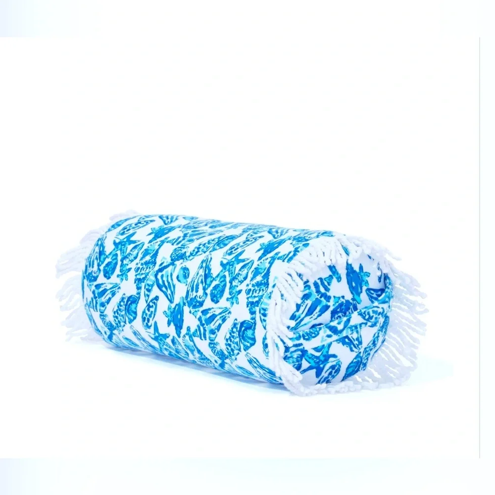 Two beautiful bolster pillows New in manufactures plastic